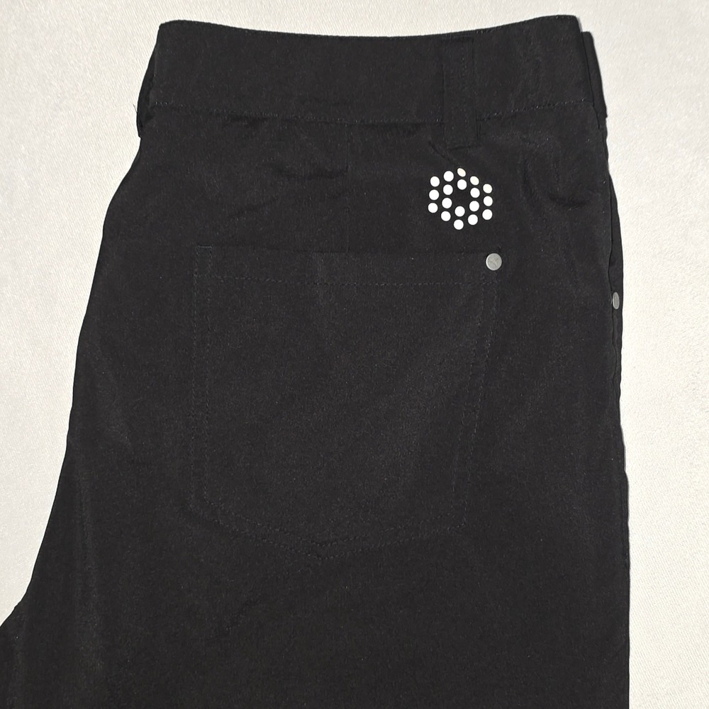 Puma Mens Black Performance Golf Lightweight Pants Logo‎ Stretch Size 34X29